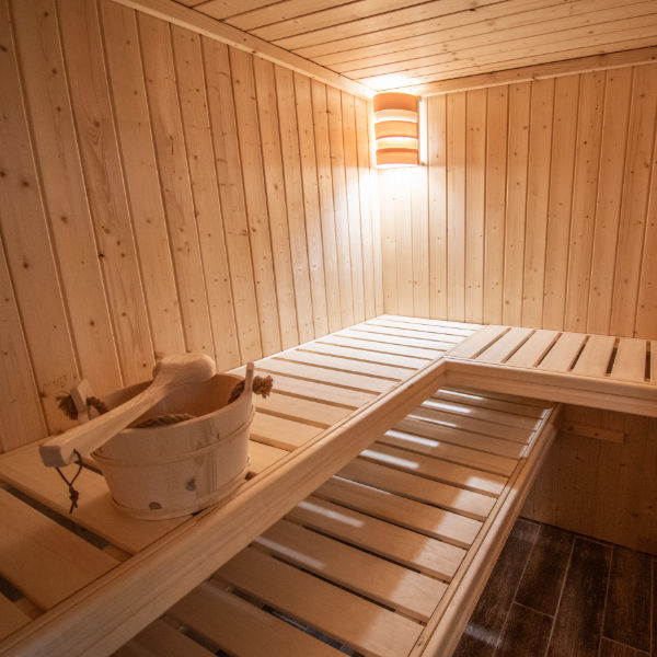 Sauna and gym